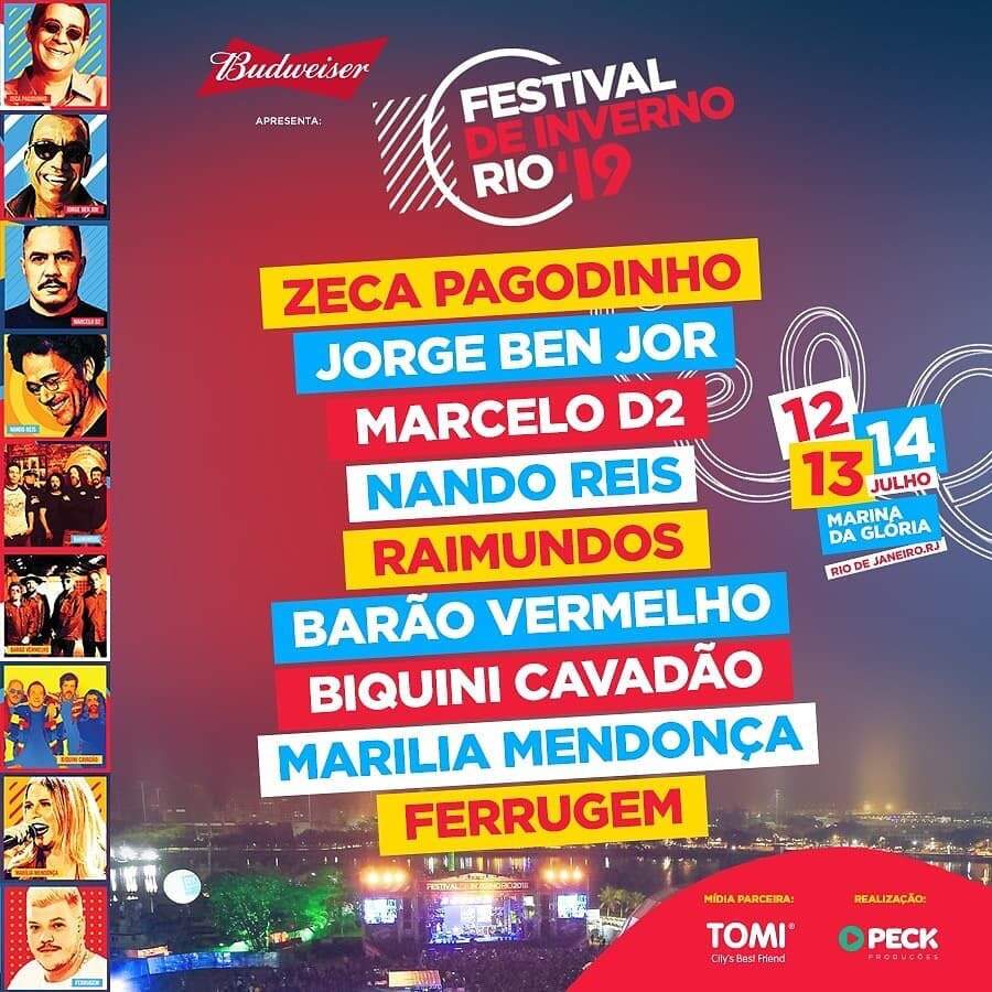 Festival de Inverno Rio esquenta a Cidade Maravilhosa