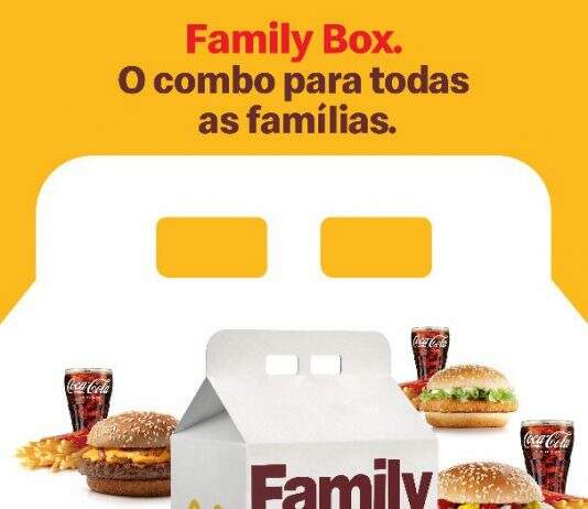 McDonald's apresenta Family Box, com combos para todas as famílias