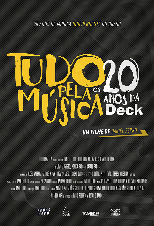 Tudo Pela Música - Os 20 Anos da Deck será exibido no Canal Bis