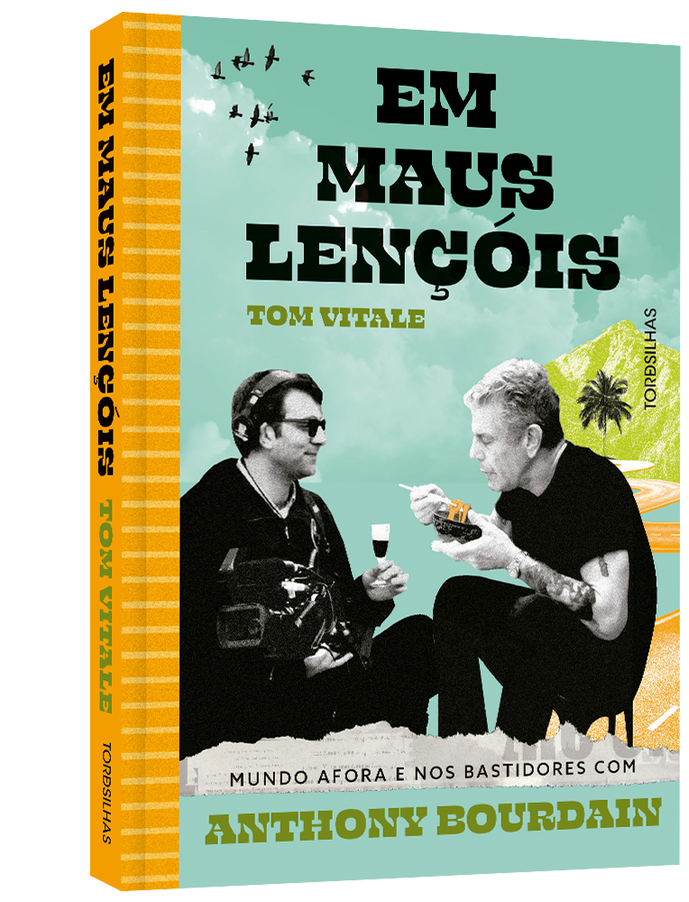 Anthony Bourdain divide memórias em livro de Tom Vitale