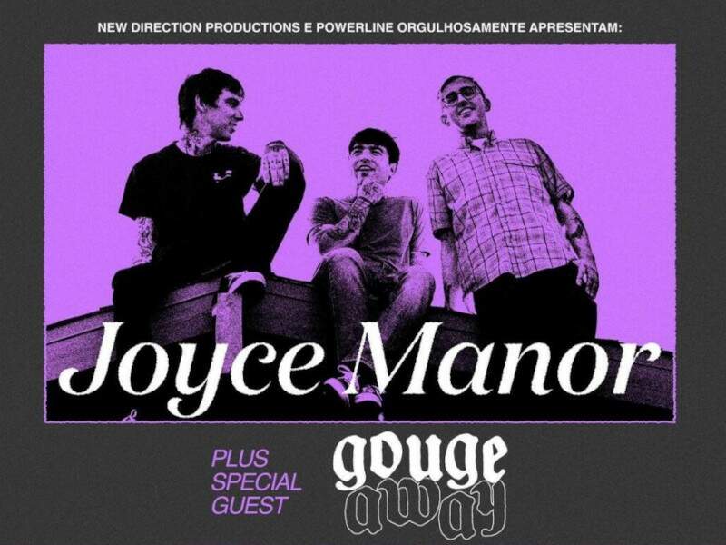 Joyce Manor e Gouge Away se apresentarão em três capitais brasileiras.