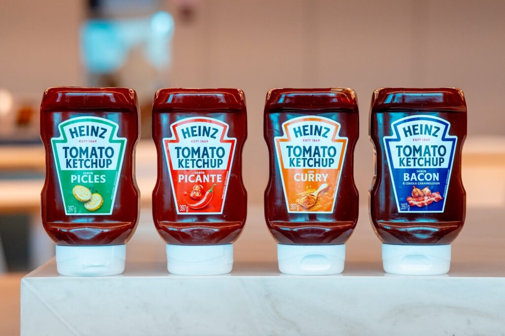 Ketchups saborizados